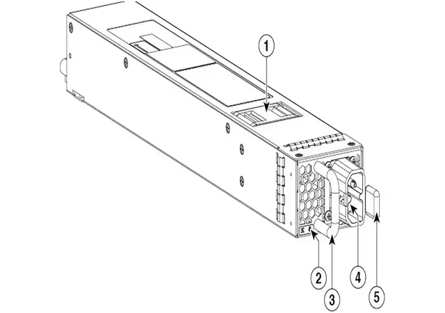C9K-PWR-1500WDC — نمای فنی