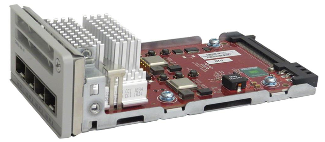 Cisco 9200 NM — نمای مرجع خانواده 4G/4X در شکل رسمی؛ برچسب دقیق ماژول هنگام سفارش بررسی شود