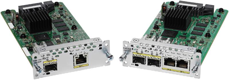 NIM-1GE-CU-SFP — تصویر مرجع خانواده شامل چند مدل؛ عکس اختصاصی همین پارتنامبر نیست. سند ethernet، صفحه 3.