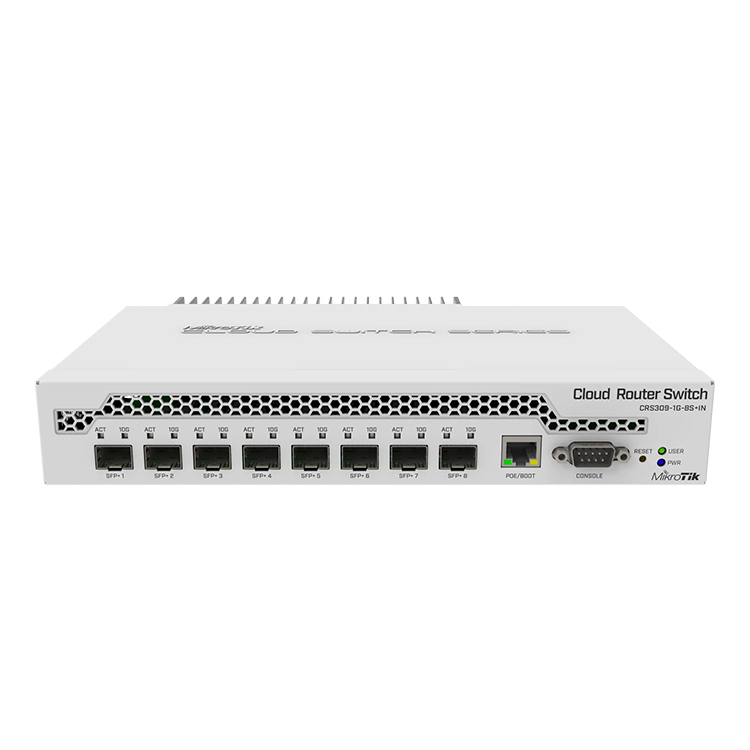 قیمت روتر سوئیچ میکروتیک مدل CRS309-1G-8S+IN