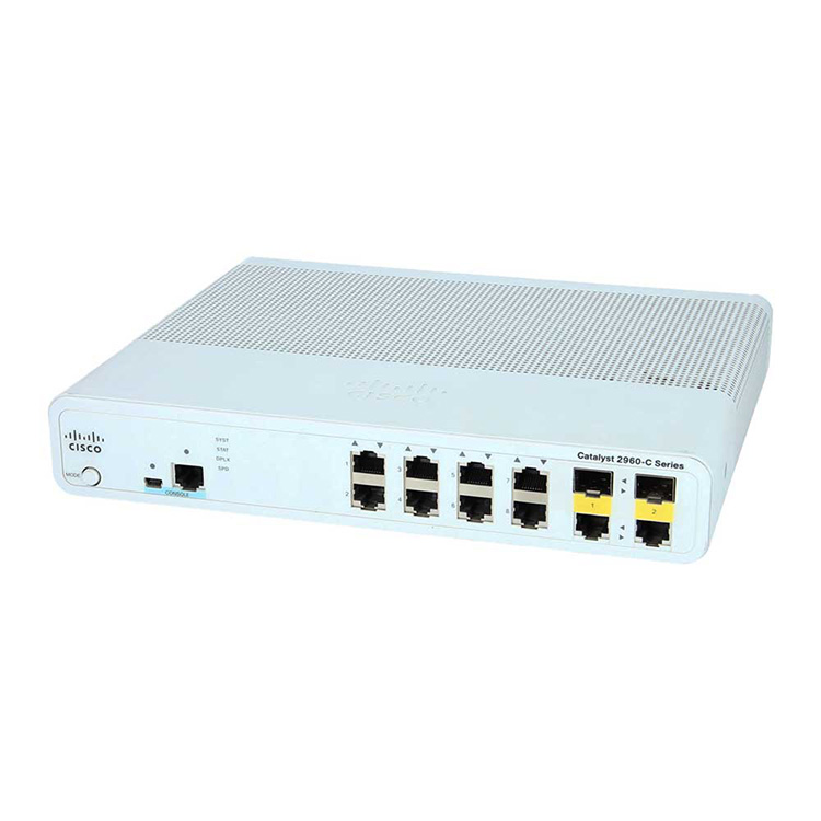 خرید سوئیچ سیسکو مدل WS-C2960C-8PC-L
